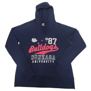 Soffe Gonzaga University Bulldogs Hoodie Sz XL Navy Red 1887 Logo College